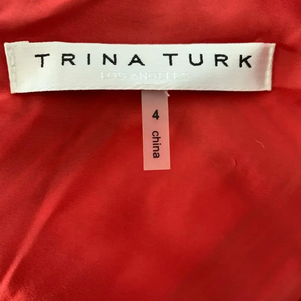 Trina Turk 'Brynne' Holiday Tartan Plaid Sleeveless Shift Dress Size 4 - Picture 10 of 11